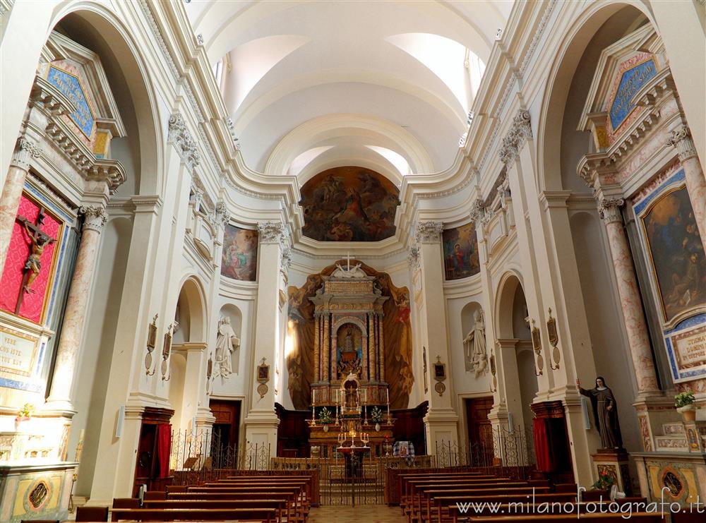 Rimini (Italy) - Interior of the Church of San Bernardino